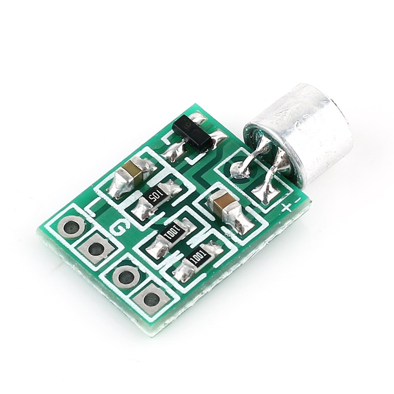 Mini Microphone Audio Amplifier Module Speaker Circuit Board DC 2.5-9V 14x12mm Mic Accessories