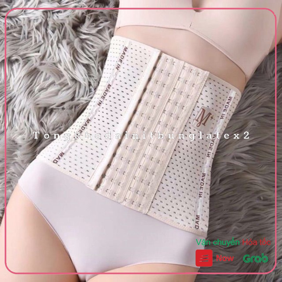 [Mã 12FASHIONSALE1 giảm 10K đơn 50K] Gen định hình eo thon M+ - Gen nịt bụng M+ sau sinh - FREESIZE