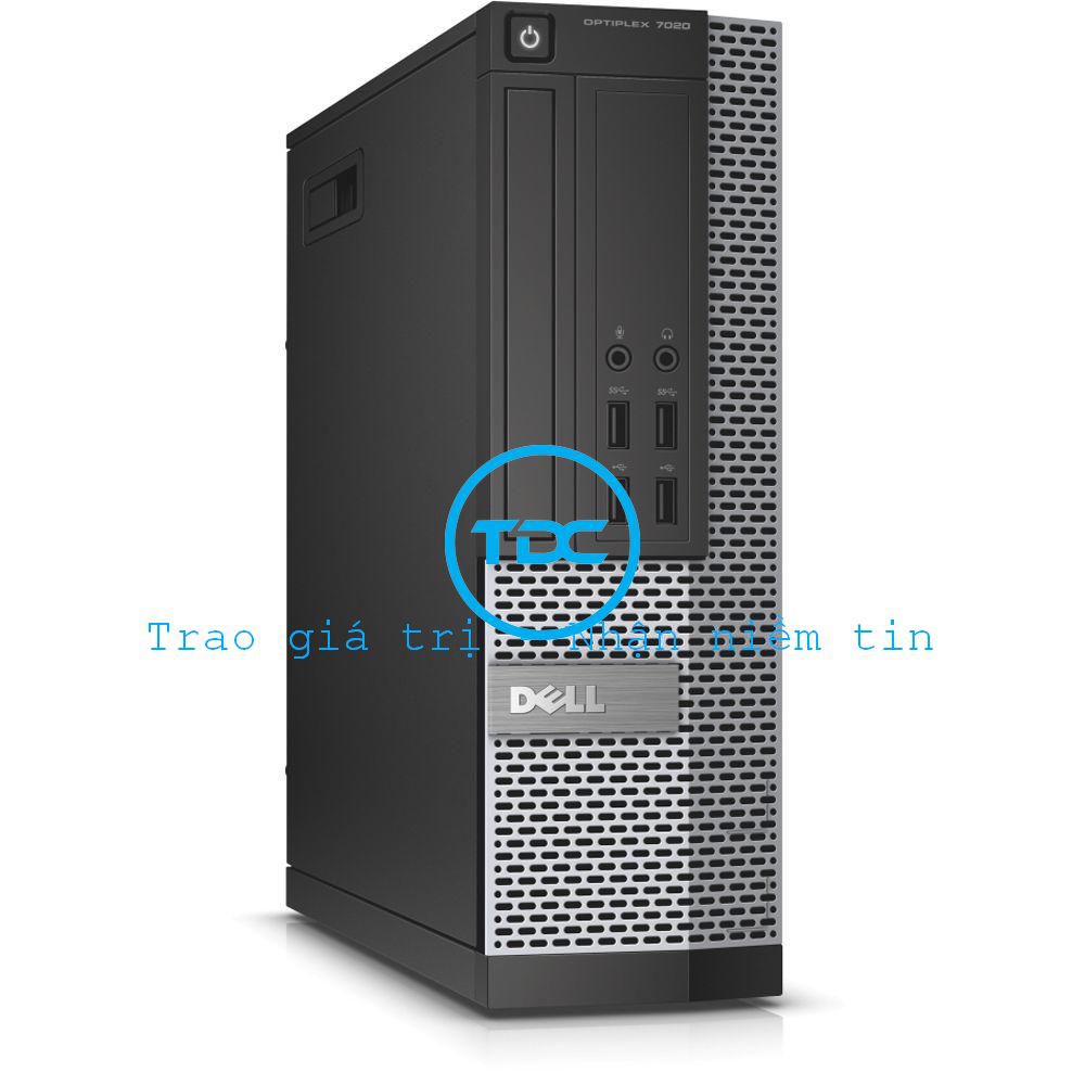 Case máy tính để bàn Dell Optiplex 7020 SFF CPU intel core i3 4130, Ram 8GB, Ổ cứng SSD 240GB.Quà Tặng. Bảo hành 01 năm
