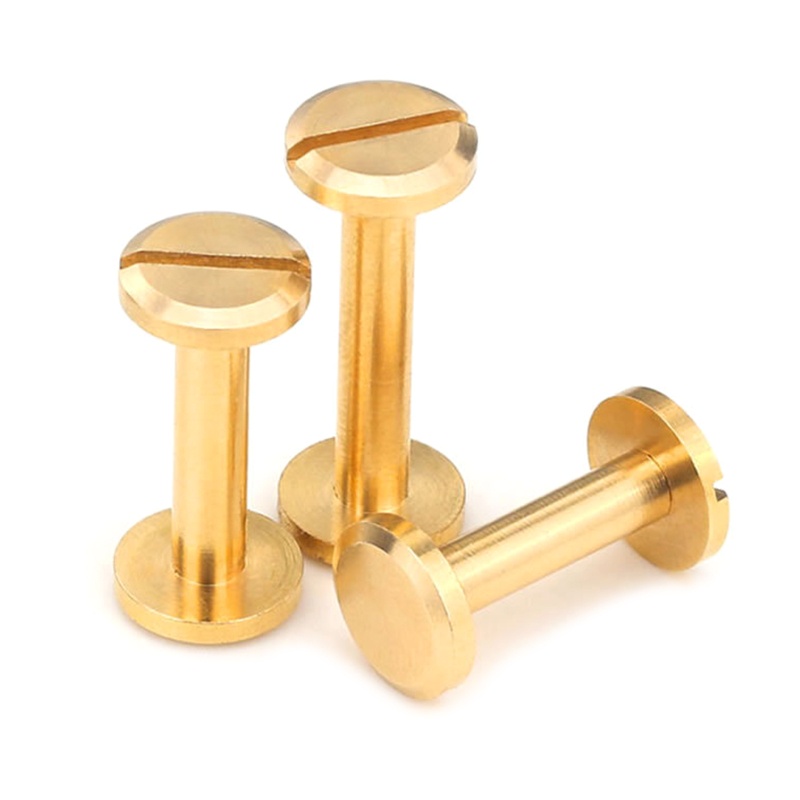 Bộ Tua Vít Đầu Dẹt Bằng Đồng Thau Chuyên Dụng Sửa Chữa Đồ Da