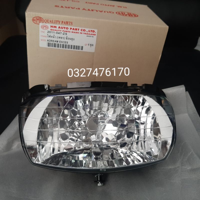 Pha chóa đèn trước xe DREAM lùn 99 hàng nhập thái