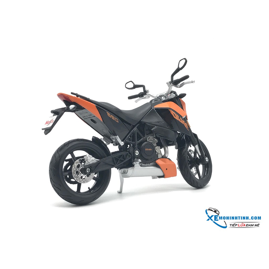 XE MÔ HÌNH KTM 690 DUKE 1:12 MAISTO (CAM)