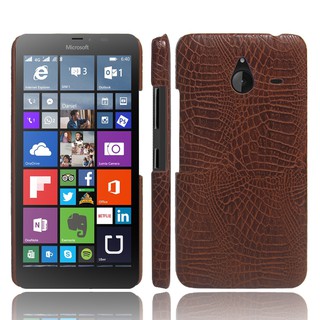 Ốp lưng da PU họa tiết da cá sấu cho Microsoft Lumia 640 950 XL