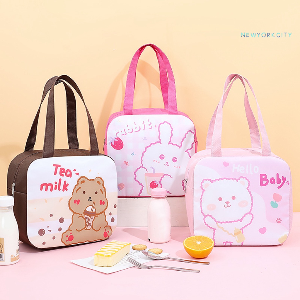 Túi Đựng Hộp Cơm Trưa NYC Cách Nhiệt Chống Thấm Nước Dễ Dàng Mang Theo Đi Cắm Trại/Đi Biển