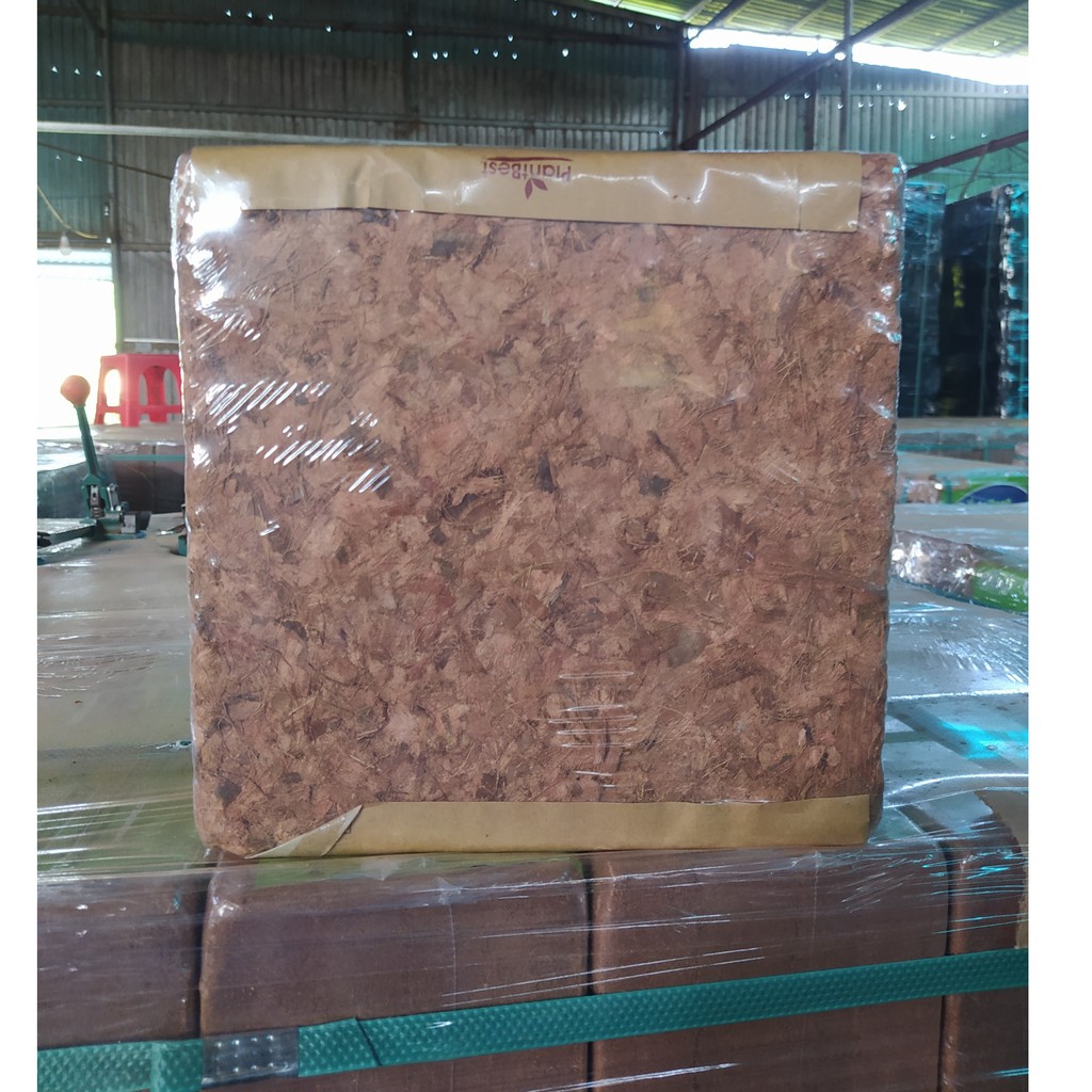 Xơ dừa miếng Mega Mulch (4kg), Hàng xuất khẩu Châu Âu, Mỹ, Canada - Giá thể trồng cây