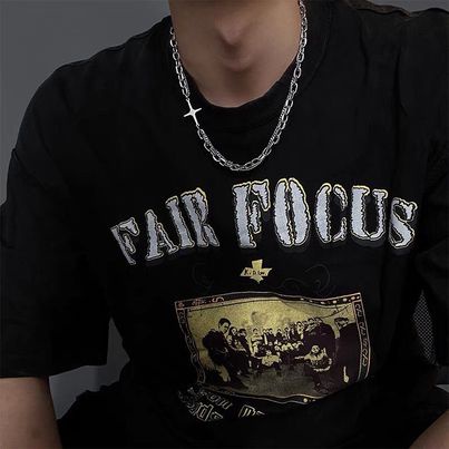 Dây Chuyền Nam Enchanted Màu Bạc Merin Accessories - Vòng Cổ Hip Hop Chất Liệu Titan Cao Cấp Không Gỉ - Enchanted Chain