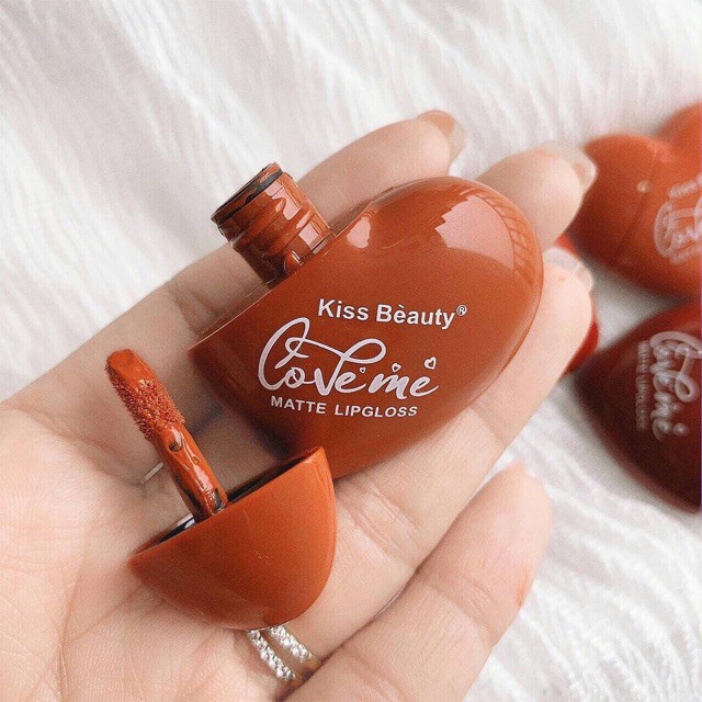 Son Kem Lì Kiss Beauty Trái Tim Love Me 7870 xinh yêu màu hot Auth nội địa sỉ tốt - GIÁ GỐC 12 | BigBuy360 - bigbuy360.vn