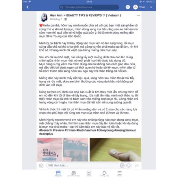 Miếng dán mụn Careplus của Olive Young -Opachip | BigBuy360 - bigbuy360.vn