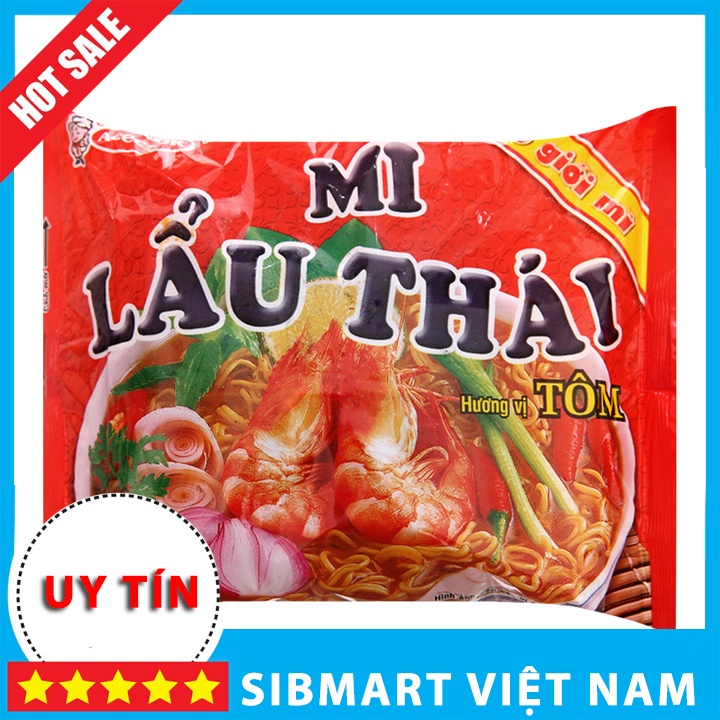 Mì Acecook lẩu thái tôm 80g - SibMart Việt Nam - SC0374