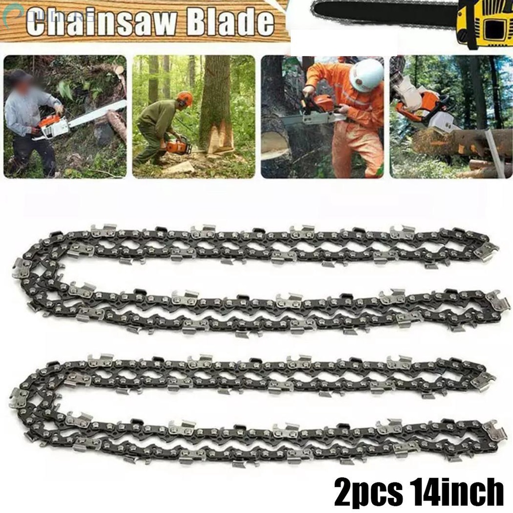 Bộ 2 Lưỡi Cưa Xích 14 inches: 52 Pitch: 3 / 8 Cho Máy Cưa Bosch AKE35s