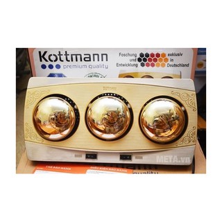 Đèn sưởi nhà tắm Kottmann 3 Bóng