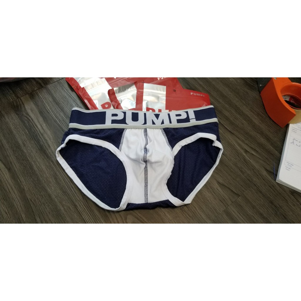 [free ship 50k + che tên đơn hàng] quần lót nam, quần lót tam giác in chữ pump đẹp nhiều màu và size