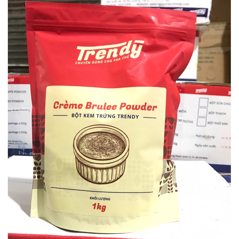 Bột Kem Trứng Trendy 1kg - Cam kết 100% chính hãng