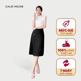 Chân Váy Dài 3 Khuy thời trang công sở Calie House CV7