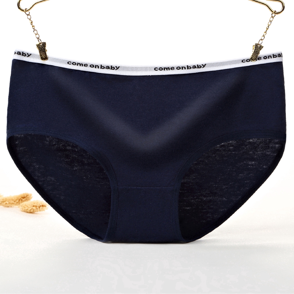 Quần lót cotton mềm in chữ phong cách trẻ trung thời trang cho nữ | BigBuy360 - bigbuy360.vn