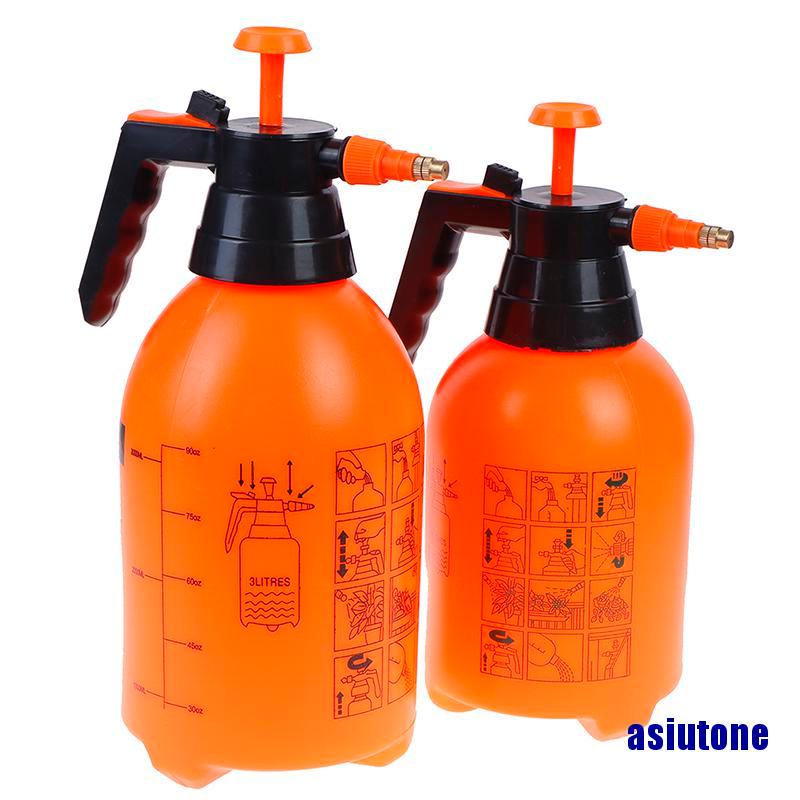 (asiutone) 2/3L Portable Chemical Sprayer Pump Pressure Garden Water Spray Bottle Handheld