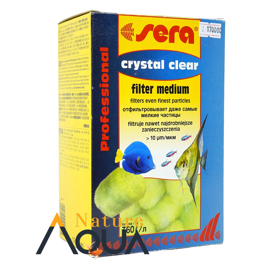 SERA Crystal Clear Professional - BÔNG LỌC CAO CẤP CÓ THỂ TÁI SỬ DỤNG