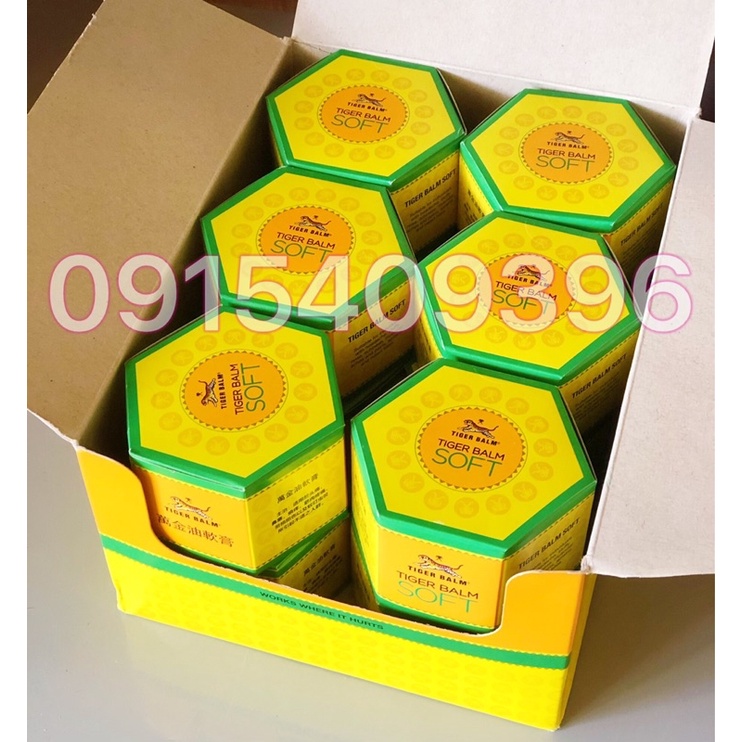 [chính hãng] DẦU CÙ LÀ CON HỔ TIGER BALM SOFT NỘI ĐỊA SINGAPORE