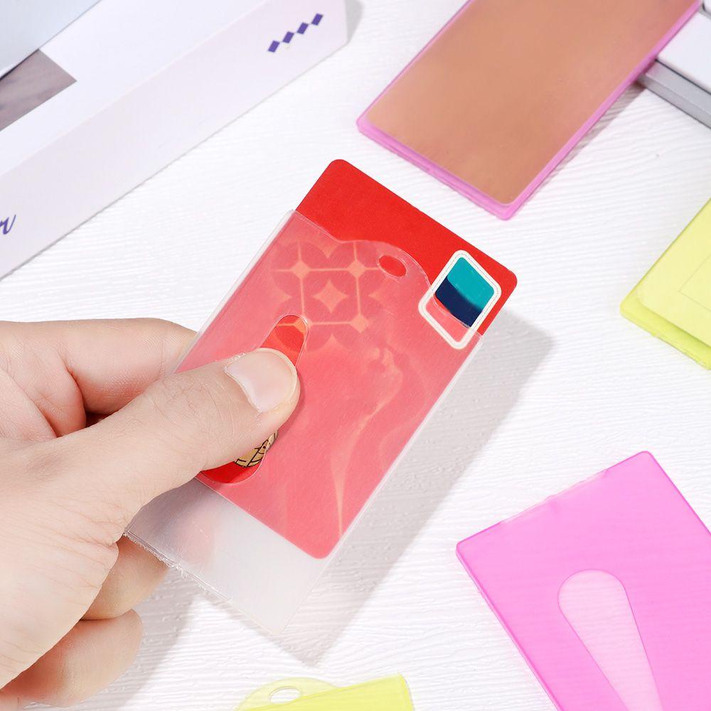 UUMIR Bộ 10 Túi Đựng Thẻ ID Bằng Nhựa Trong Suốt