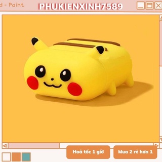 🔥 Case Ap 1/2 & Pro 🔥 Freeship 🔥  CUTE PIKACHU - Cho Tai Nghe Không Dây (Bluetooth) - TGDĐ89