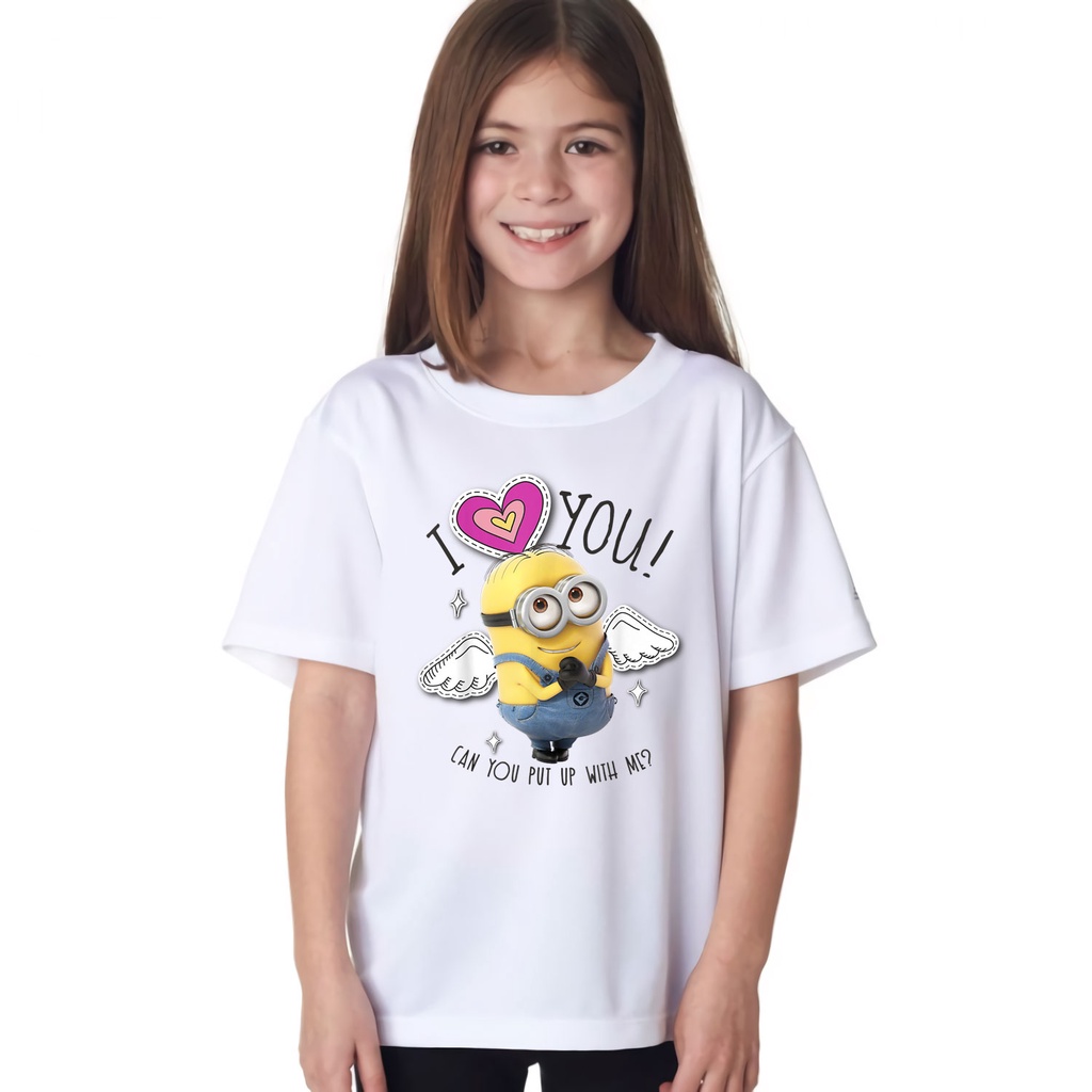 ÁO PHÔNG CỔ TRÒN MINION NGỘ NGHĨNH IN HÌNH CỰC NGẦU GIÁ RẺ CHƯA TỪNG CÓ CÓ ĐỦ SIZE - 547