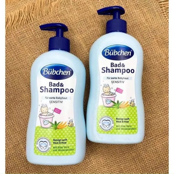 [Chính hãng Đức] Sữa tắm gội Bubchen Bad and Shampoo 400ml cho da nhạy cảm