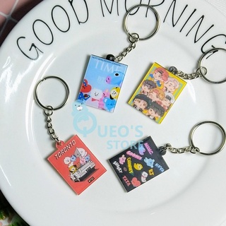 Móc khoá mica BTS và thành viên dễ thương keyring móc sổ