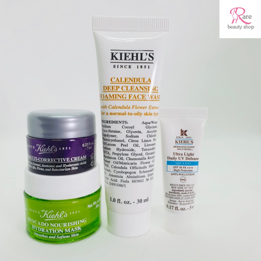 (Duty free) Set Kiehl's mini size duty ( số 13)