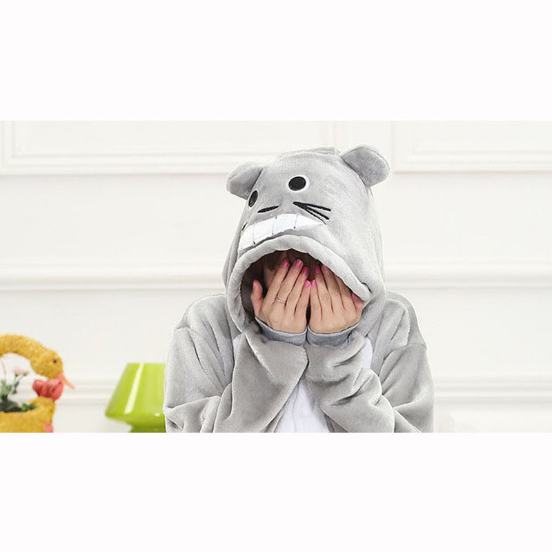 Bộ Đồ Ngủ Áo Liền Quần Hình Totoro / Kỳ Lân Đáng Yêu