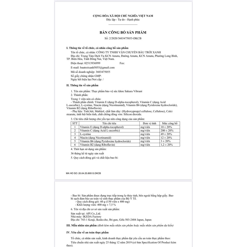 Viên uống trắng da, ngăn ngừa sạm nám Sakura Vibrant 150 viên | BigBuy360 - bigbuy360.vn