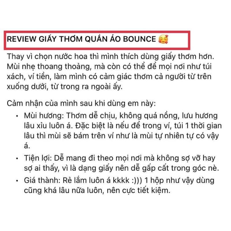 Hộp 160 Tờ Giấy Thơm Bounce Mỹ Chính Hãng [GIÁ TỐT NHẤT]