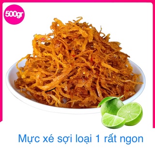 Khô mực xé sợi hàng mới về siêu ngon 500gram