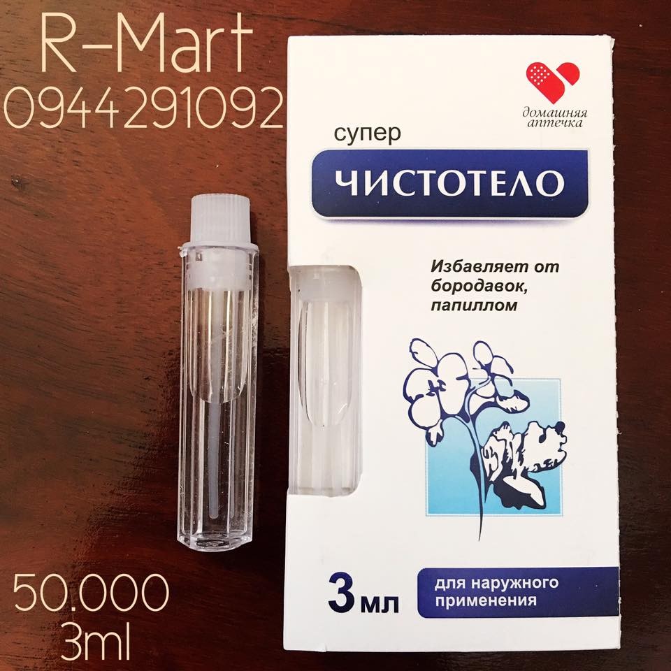 Gel tẩy nốt ruồi Nga