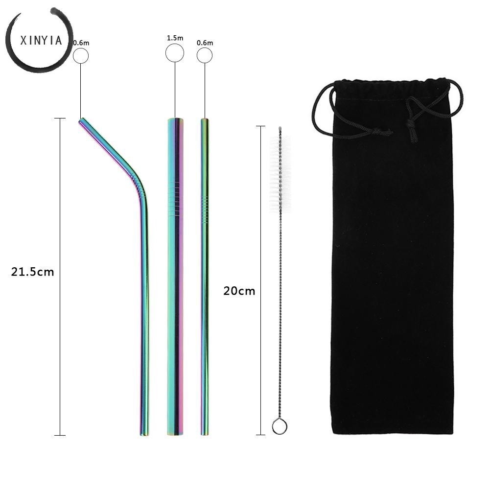 Set ống hút hoặc cọ vệ sinh từ inox 304 chất lượng cao