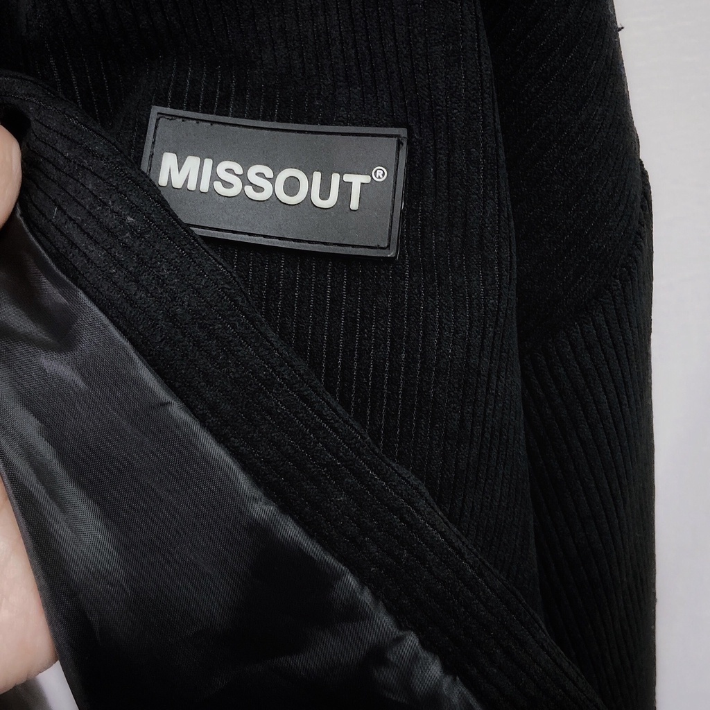 ÁO BOMBER MISSOUT ĐEN