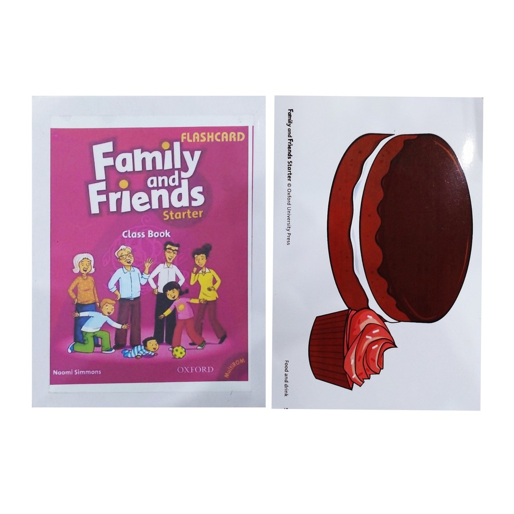 Flashcard - Family and friends Starter (1 mặt)