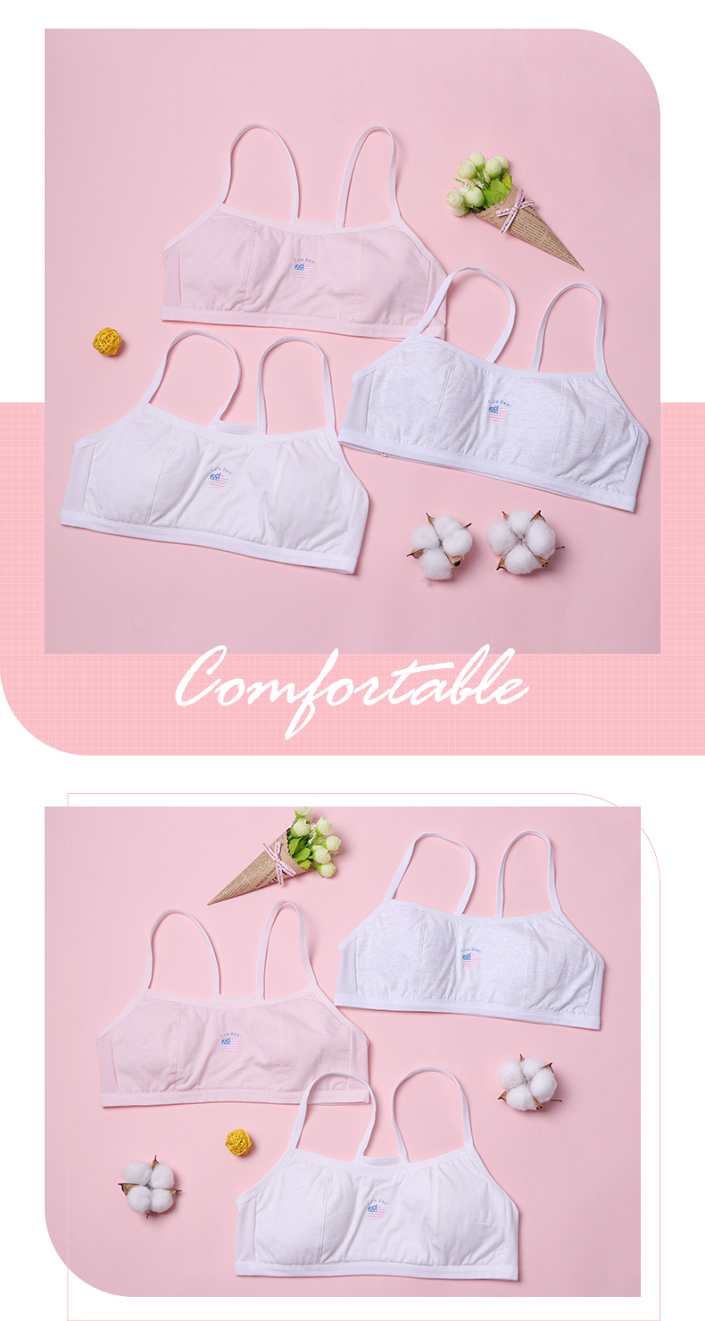 Bra / Áo Lá Nữ Sinh Cotton CUTE BEAR Xuất Đông Âu ( AL : 215 ) Hàng Loại Đẹp.