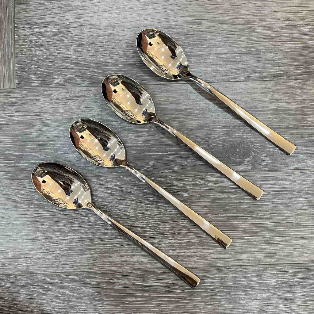 Combo 10 muỗng phổ thông dài 19.5cm đuôi vuông - MUONG02202