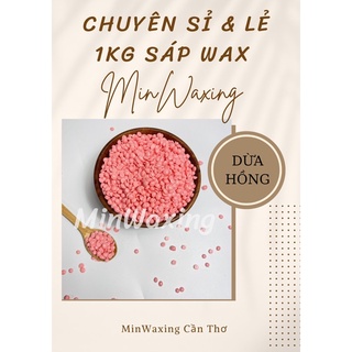 Sỉ 1kg sáp dừa có màu xanh - hồng - sáp premier