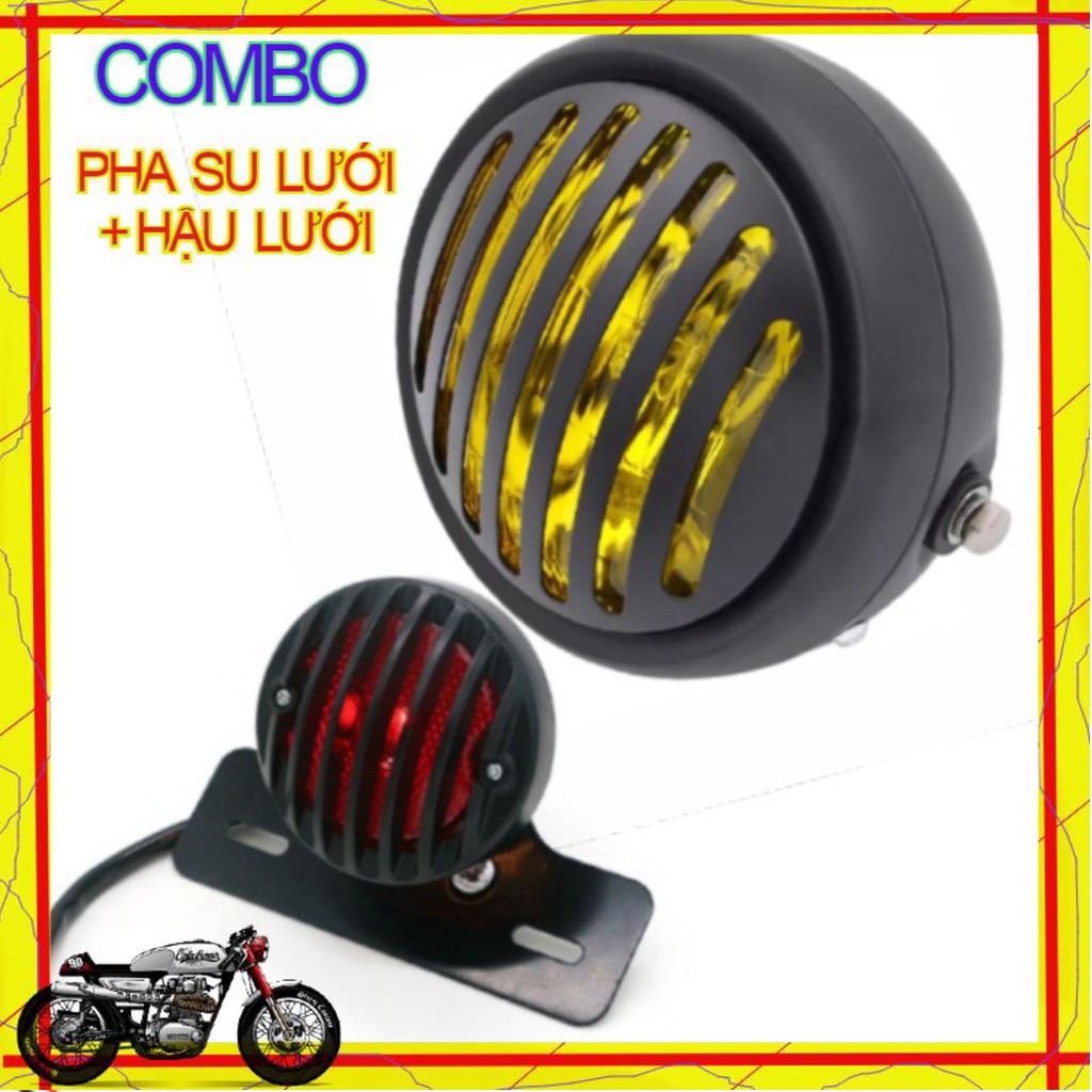 🚚[ FREE SHIP] ⭐⭐⭐⭐⭐ ĐÈN PHA LƯỚI + ĐÈN HẬU LƯỚI