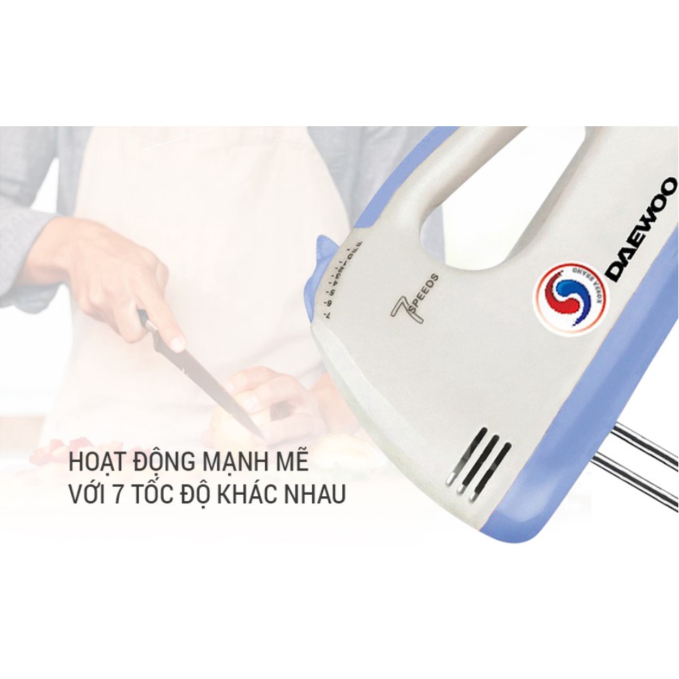Máy đánh trứng cầm tay DAEWOO DWHM-318 (Công Suất 150W)