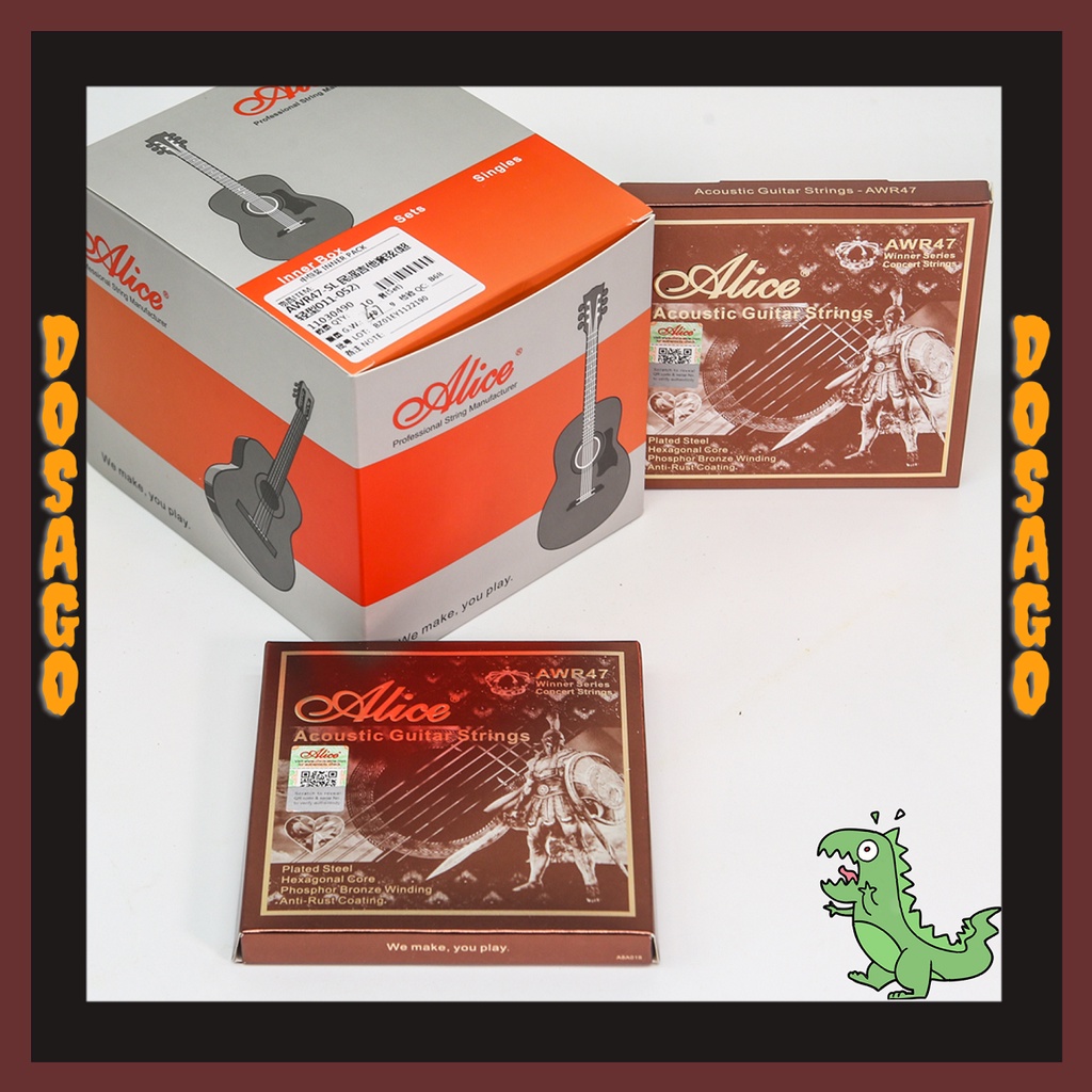 CHÍNH HÃNG - Dây đàn Alice AWR47 Acoustic R47