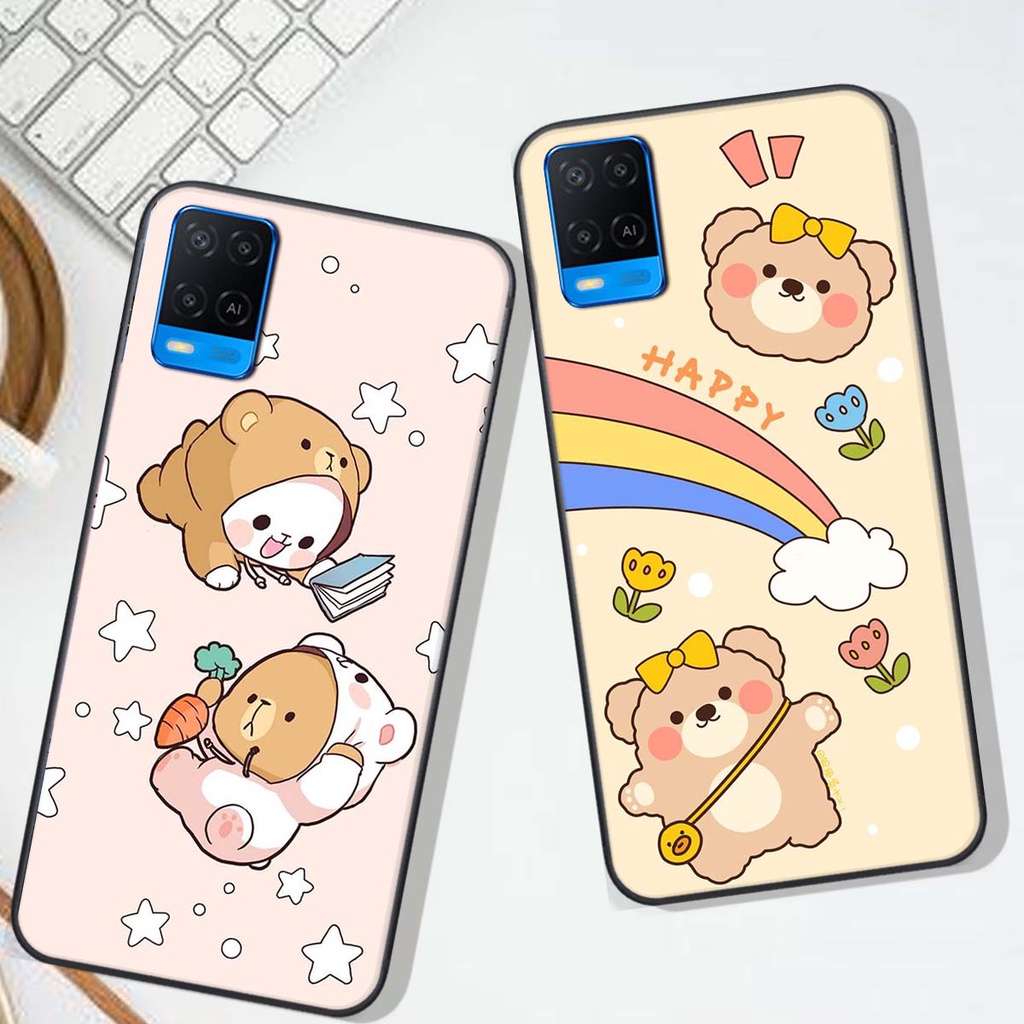 Ốp lưng Oppo A54 in hình Gấu xinh xắn, Bò sữa đáng yêu,  ĐẸP -  RẺ - XINH - ĐỘC ĐÁO