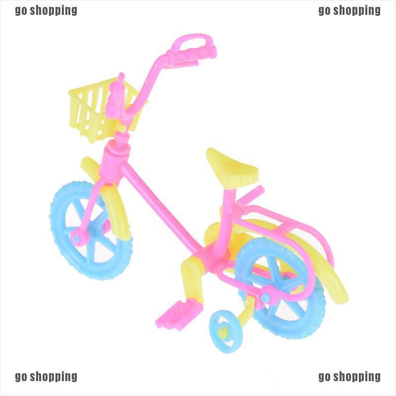 {go shopping}Cute Bicycles Bikes Mini Toy for Barbie Accessories Girls Birthday Gifts