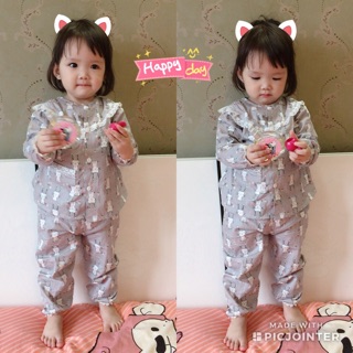 Bộ thô ren bé gái