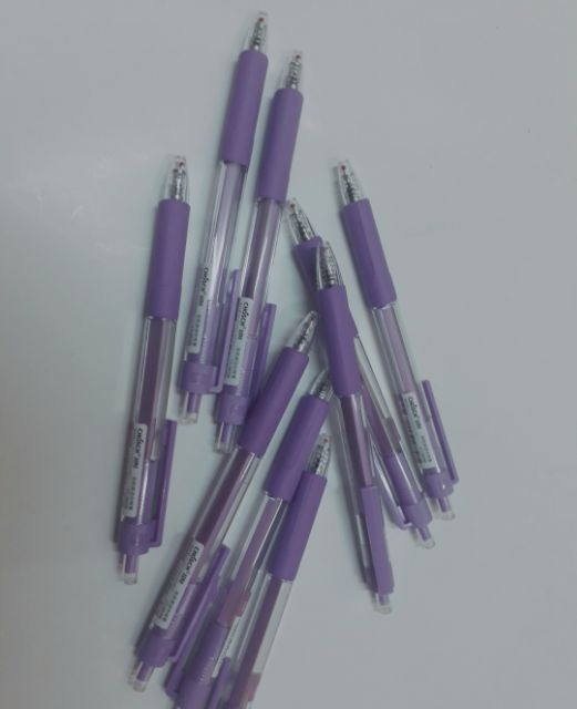 ☆ Bút mực nước tím CHOSCH loại bút bấm mới