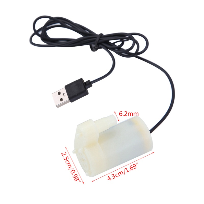 Thiết Bị Bơm Nước Mini Cho Bể Cá DC 5V 2-3L