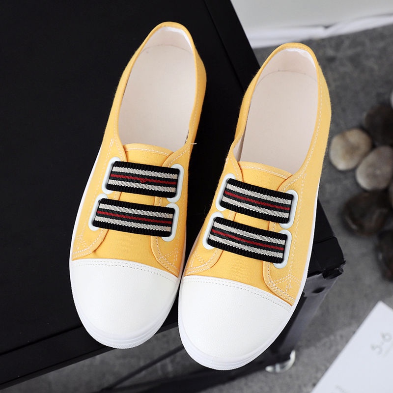 Giày Thể Thao Canvas Phong Cách Hàn Quốc Mới Cho Nữ
