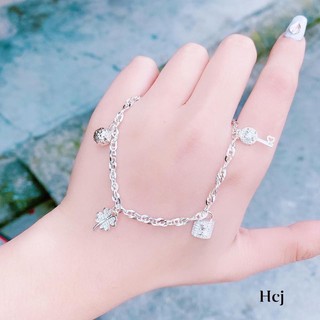 LẮC TAY CHAM BẠC ITALY 925