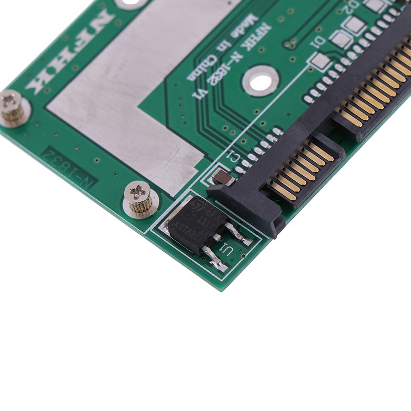 Mô đun mini pcie ssd chuyển đổi card mSATA SSD sang 2.5'' SATA 6.0gps